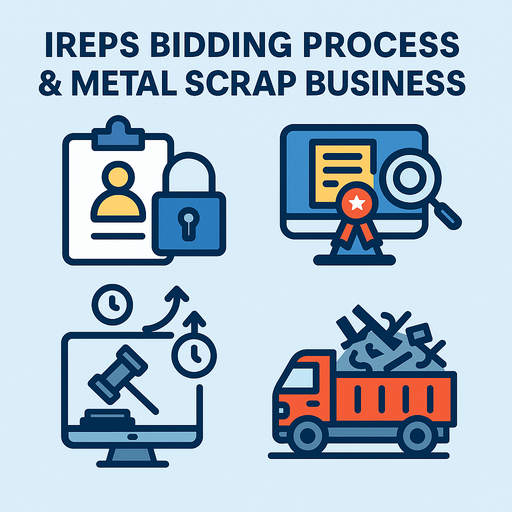 IReps Bidding process || IReps Auction Registration || Metal Scrap Business 